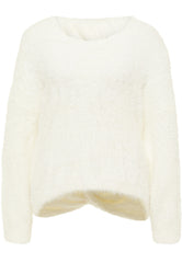 B-WARE FAINA DAMEN STRICKPULLOVER Gr.XL/XXL FARBE WOLLWEISS