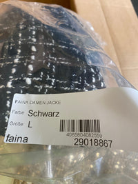 B-WARE FAINA DAMEN JACKE Gr. L Farbe Schwarz