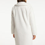 B-WARE FAINA DAMEN MANTEL GR.M FARBE WOLLWEISS