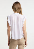 B-WARE DREIMASTER KLASSIK DAMEN BLUSE GR.L FARBE WOLLWEISS
