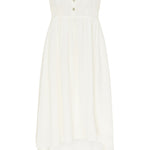 B-WARE DREIMASTER VINTAGE DAMEN SOMMERKLEID Gr.M Farbe WOLLWEISS