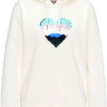 B-WARE MYMO DAMEN KAPUZENPULLOVER GR.XS FARBE WEISS