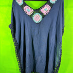 B-WARE USHA FESTIVAL DAMEN TOP Gr. XS/S Farbe Marine Mehrfarbig