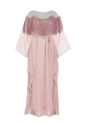 B-WARE FAINA DAMEN KLEID Gr XS FARBE ROSA - Glanz und Glamour