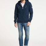 B-WARE DREIMASTER MARITIM HERREN SWEATJACKE Gr.M FARBE MARINE