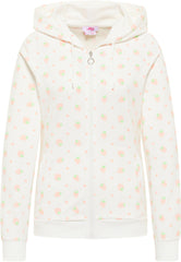 B-WARE MYMO DAMEN PULLOVER SWEATJACKE NOLIE GR: M FARBE WOLLWEISS