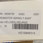 B-WARE DREIMASTER HERREN T-SHIRT Gr.M Farbe Hellgrau Melange