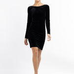 B-WARE FAINA DAMEN KLEID GR.XS FARBE DUNKELMARINE