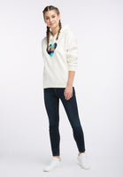 B-WARE MYMO DAMEN KAPUZENPULLOVER GR.XS FARBE WEISS