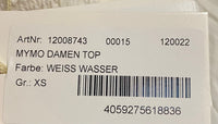 B-WARE MYMO DAMEN TOP Gr. XS Farbe Weiss Wasser