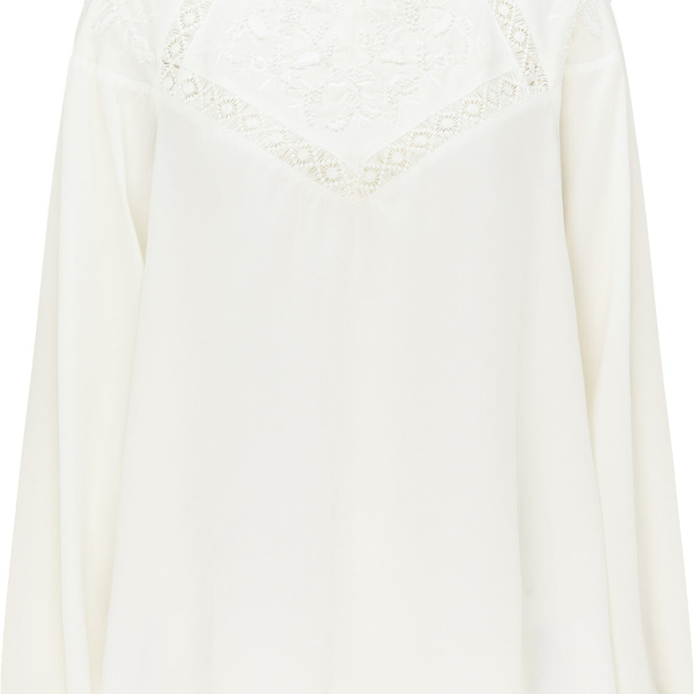 B-WARE DREIMASTER VINTAGE DAMEN TUNIKA Gr.S Farbe Wollweiss