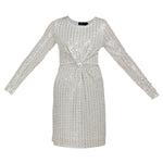 B-WARE MYMO AT NIGHT DAMEN KLEID Gr. M Farbe Weiss