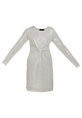 B-WARE MYMO AT NIGHT DAMEN KLEID Gr. M Farbe Weiss