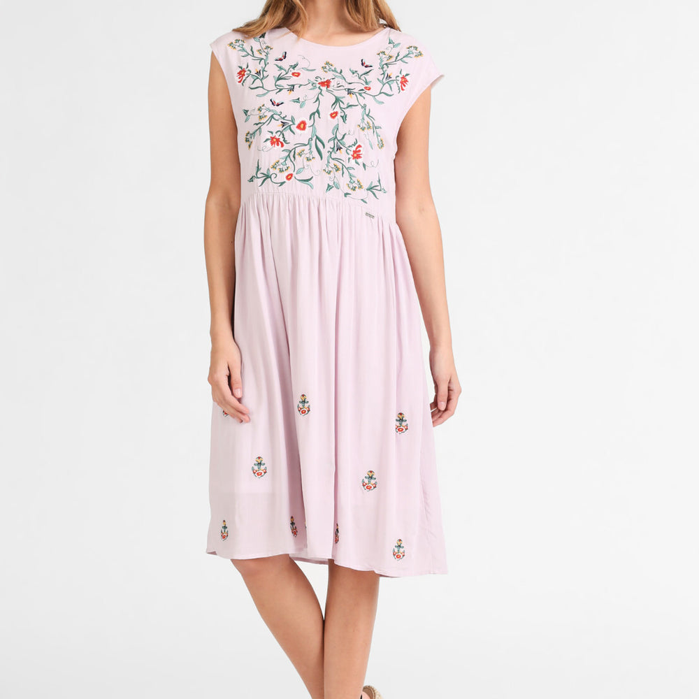 B-WARE DREIMASTER DAMEN KLEID Gr.M FARBE HELLFLIEDER