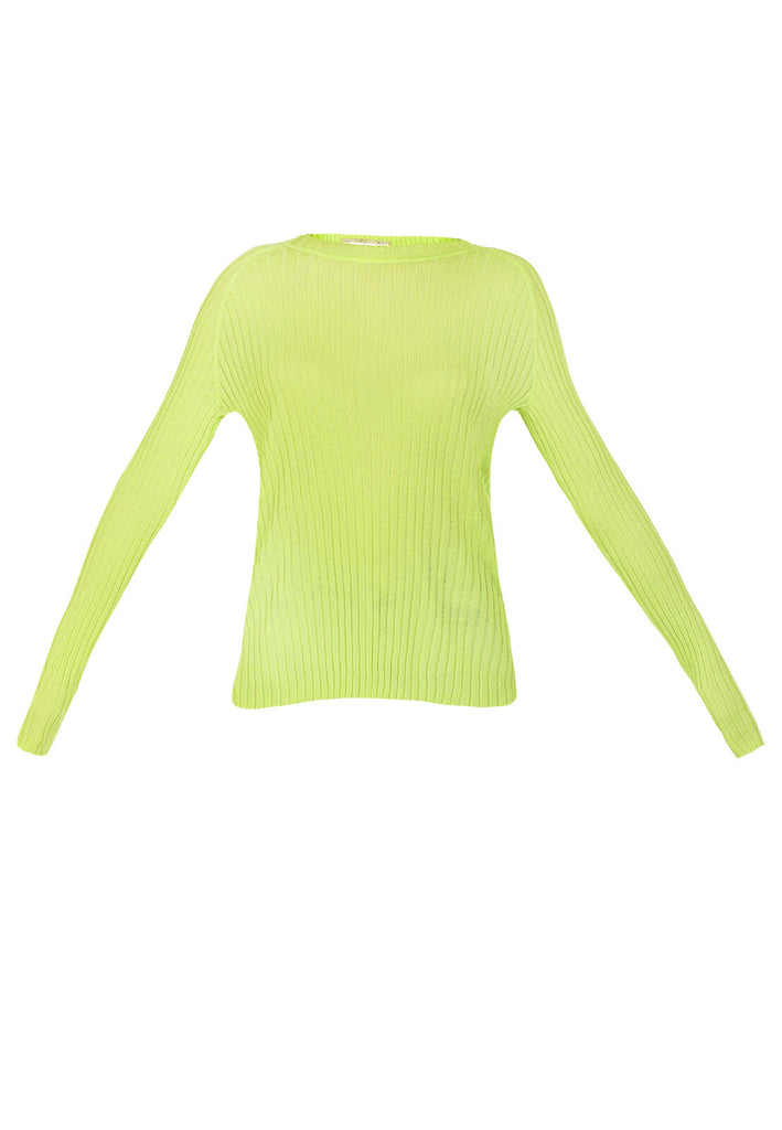 B-WARE MYMO DAMEN PULLOVER Gr.M/L Farbe Neon Grün
