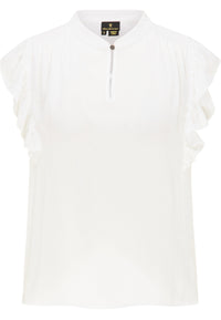 B-WARE DREIMASTER KLASSIK DAMEN BLUSE Gr.M Farbe Wollweiss