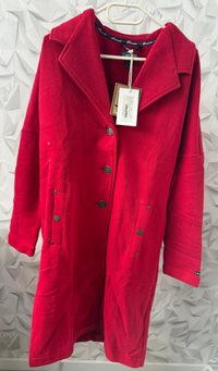 B-WARE Sweatmantel Gr.M Farbe Dunkelrot