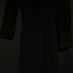 B-WARE DREIMASTER KLASSIK DAMEN BLUSENKLEID Gr.S Farbe Schwarz