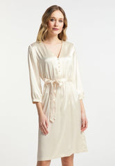 B-WARE DREIMASTER KLASSIK DAMEN SOMMERKLEID GR.M FARBE CHAMPAGNER