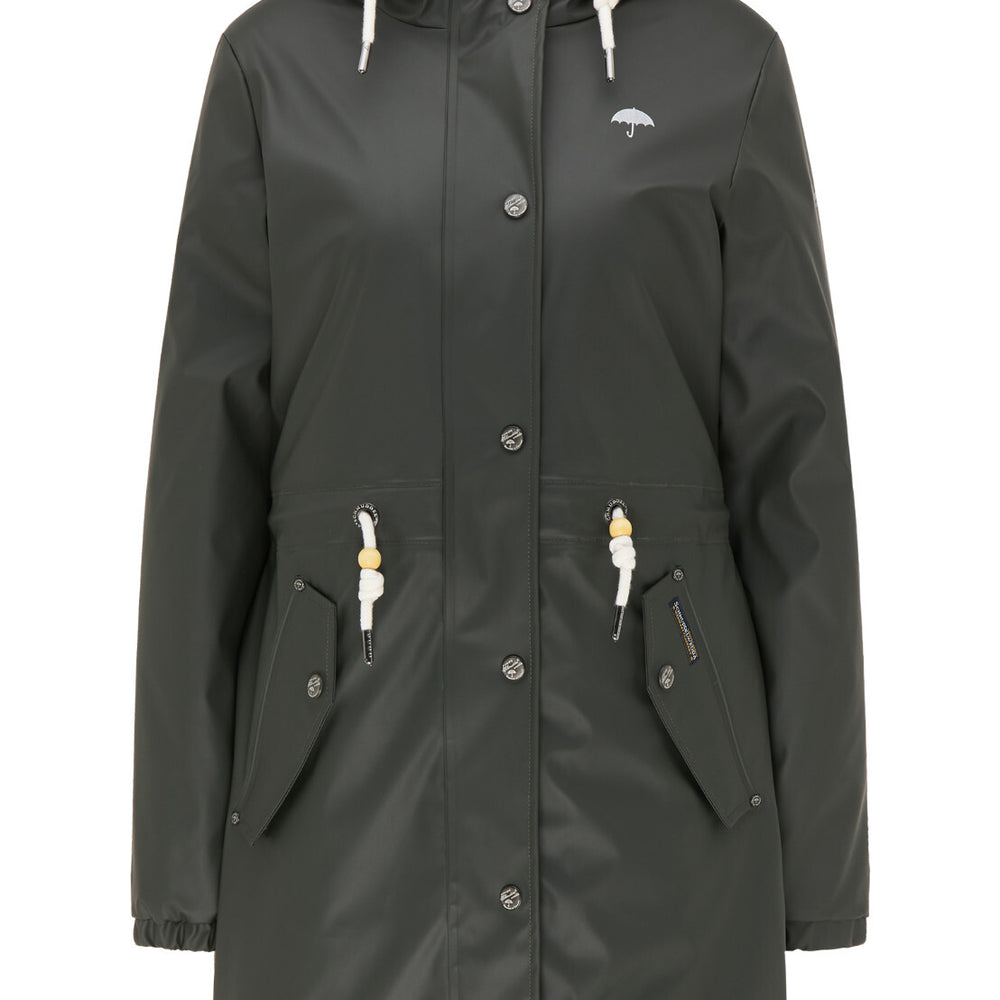 B-WARE SCHMUDDELWEDDA DAMEN PARKA GR.XS FARBE OLIV OUTDOORJACKE