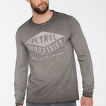 B-WARE PETROL INDUSTRIES HERREN LANGARMSHIRT GR.S FARBE STEAL