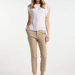 B-WARE DREIMASTER KLASSIK DAMEN BLUSE GR.L FARBE WOLLWEISS