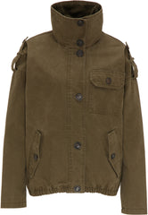 B-WARE DREIMASTER VINTAGE DAMEN JACKE Gr.S Farbe Wüstengrün Outdoorjacke