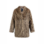 B-WARE FAINA DAMEN MANTEL GR.XS FARBE BRAUN