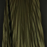 B-WARE DREIMASTER KLASSIK DAMEN SKIRT MIDI Gr. XL Farbe Oliv Grün