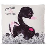 Nici 48276 Kissen Love Schwan schwarz ca. 30x30cm GREEN | Love 2022/2023 | 48276