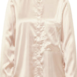 B-WARE DREIMASTER KLASSIK DAMEN BLUSE Gr.XS Farbe Champagner