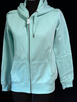 B-WARE MYMO DAMEN SWEATJACKE GR.M FARBE MINZE
