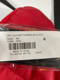 B-WARE DRY LAUNDRY HERREN BLOUSON Gr. XXXL Farbe Rot
