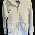 B-WARE DREIMASTER MARITIM DAMEN SWEATJACKE Gr.XS FARBE WEISS