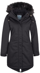 B-WARE DREIMASTER DAMEN PARKA GR.L FARBE SCHWARZ