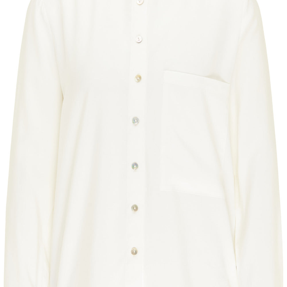 B-WARE DREIMASTER KLASSIK DAMEN BLUSE Gr.M Farbe Wollweiss