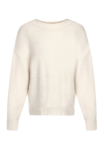 B-WARE MYMO DAMEN PULLOVER Gr.M/L Farbe Wollweiss